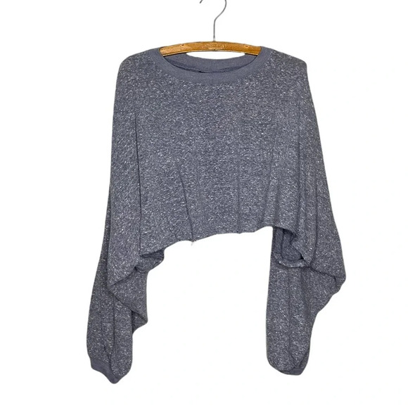 Urban Outfitters / Out from Under Patty Puff Sleeve Cropped Sweatshirt Sz Small - Picture 7 of 8